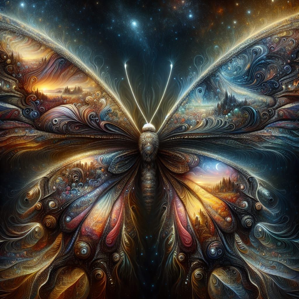 Butterfly Wings as Mystic Realms