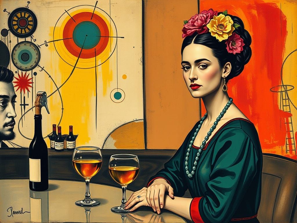 Surrealist Fusion of Modern Art Styles