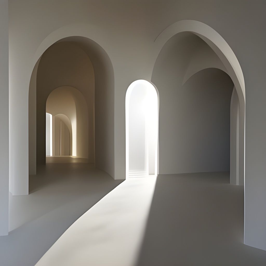 Mesmerizing Tunnel of Light and Shadow