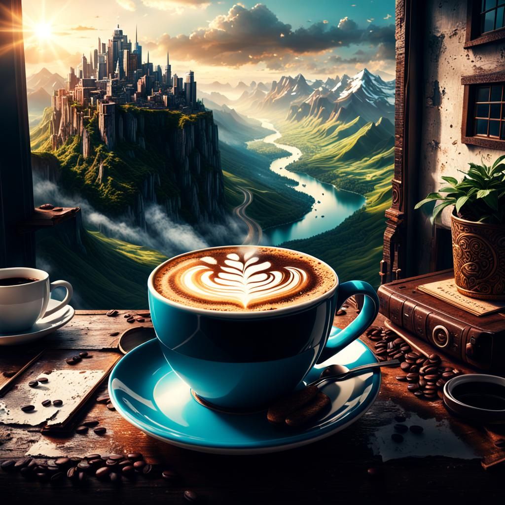 Motivational Coffee with a Stunning View