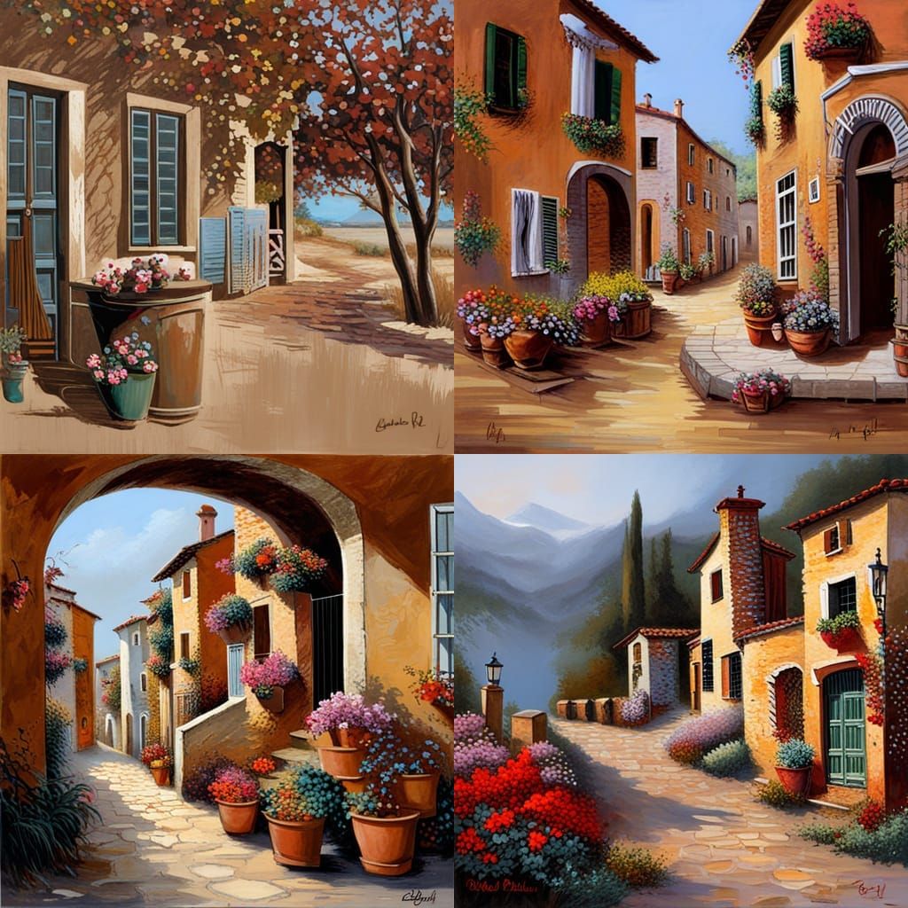 Impressionistic Portrait with Luminous Color Palette