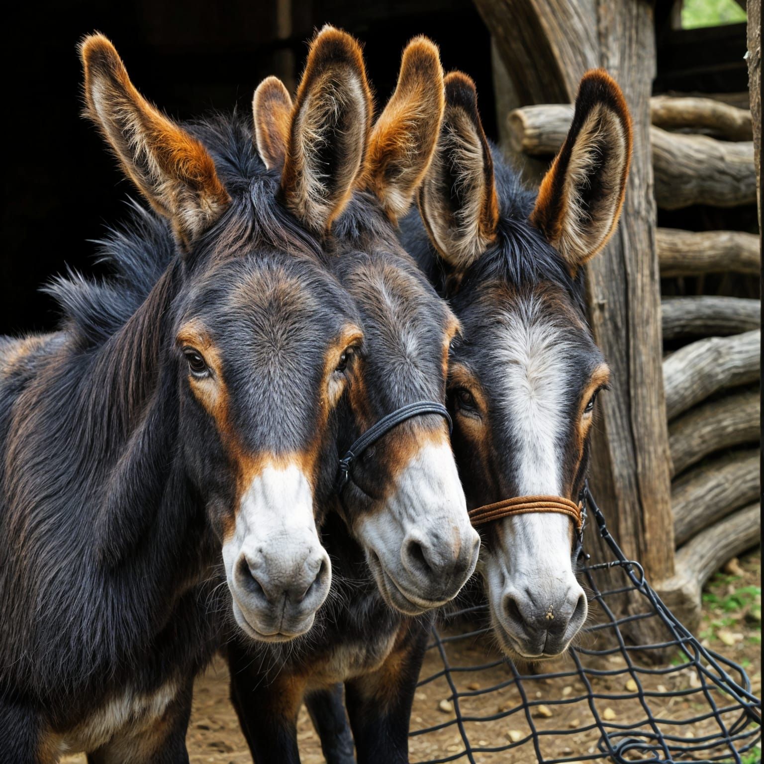 Donkey Sanctuary in the Style of Old Masters