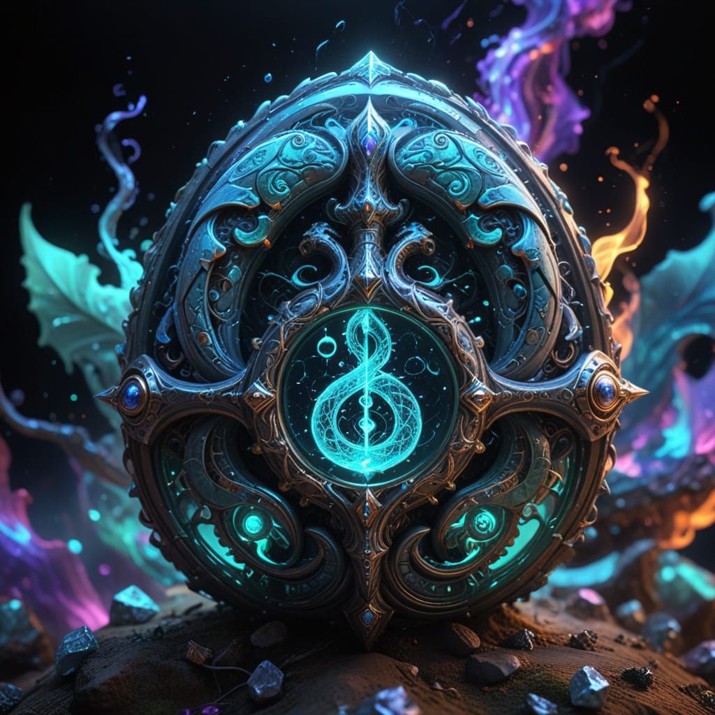 Divine Serpent on Scepter: Radiant Artifact of Reality Alter...