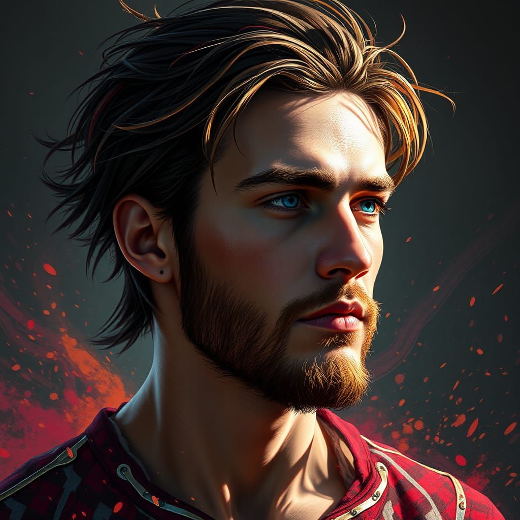 Hyperdetailed Portrait with Dynamic Lighting