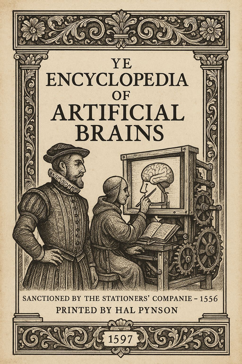 Medieval Book Page: Encyclopedia of Artificial Brains