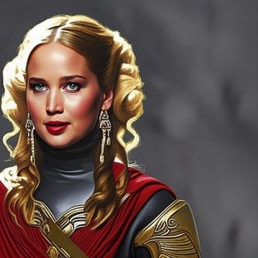 Jennifer Lawrence as Mummers Troop Member, Dark Fantasy