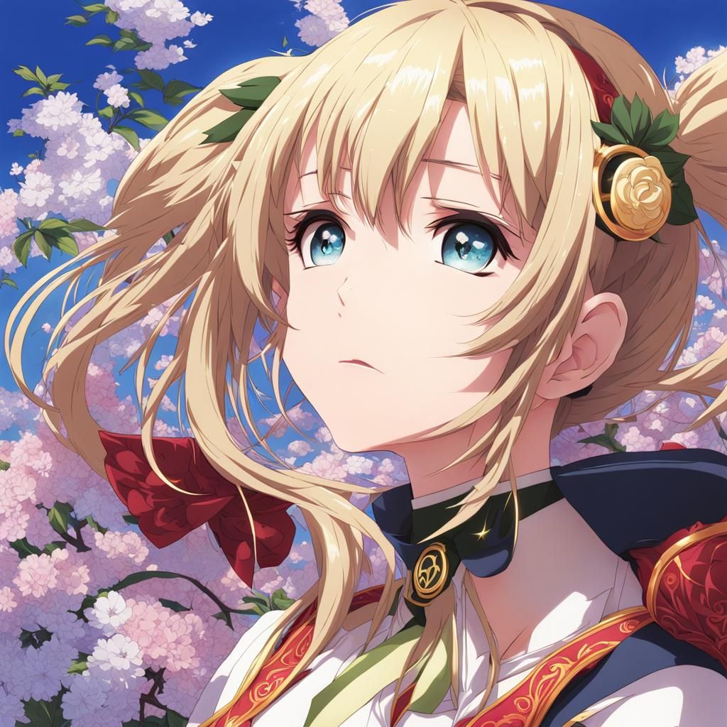 Anime Character in Japanese Manga Style