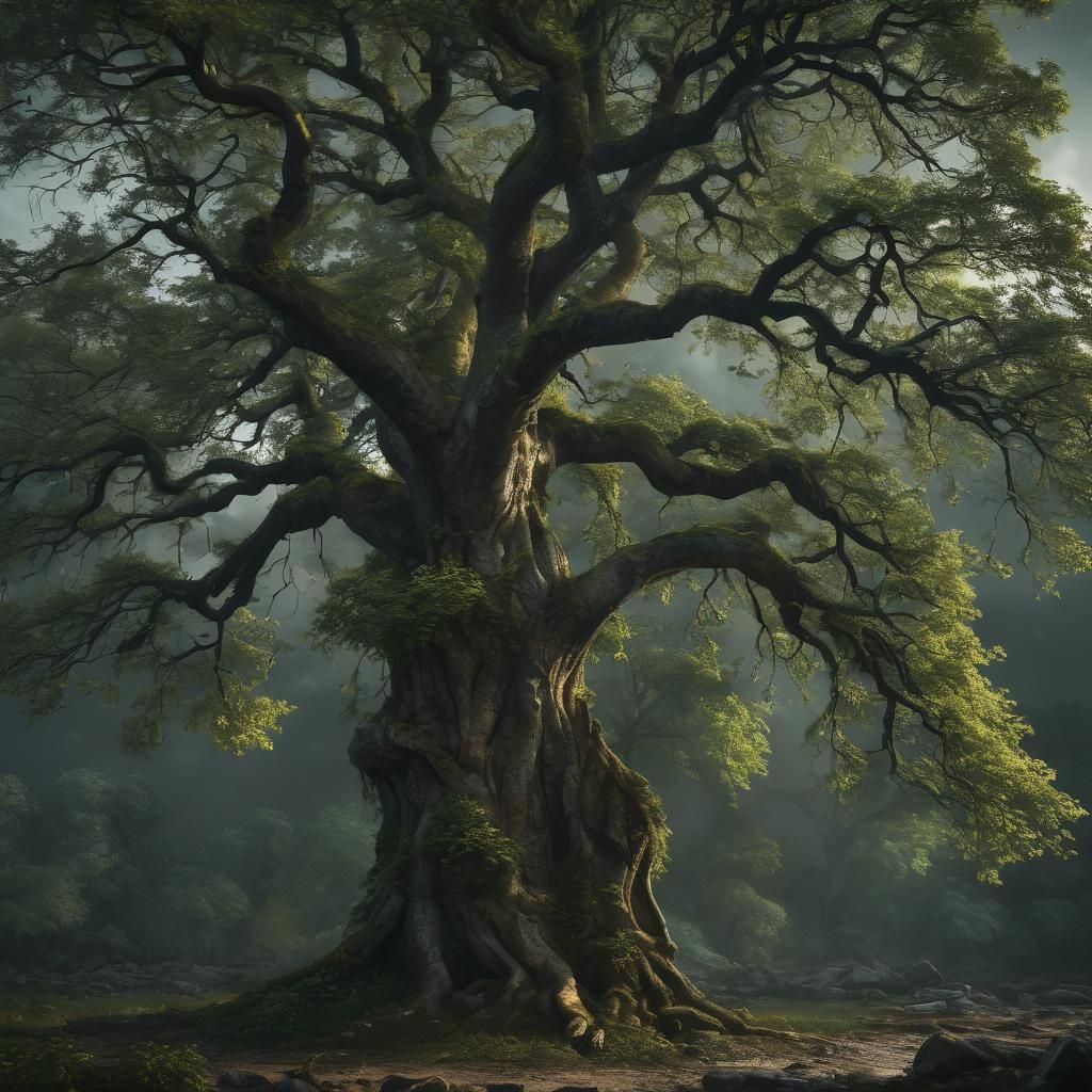 Stunning linden tree