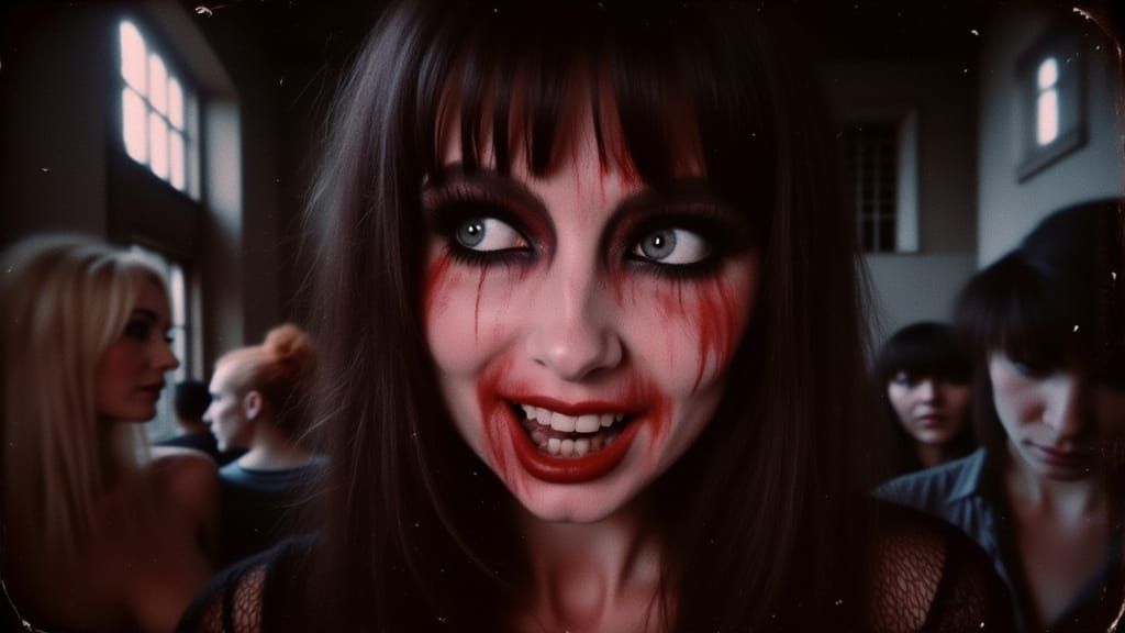 Cassandra Peterson as Elvira in Gothic Style