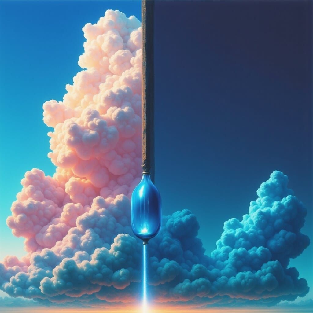 Antique Hourglass Draining in Dramatic Chiaroscuro