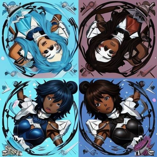 Anime Queens: Black Women Dominate in Manga Style