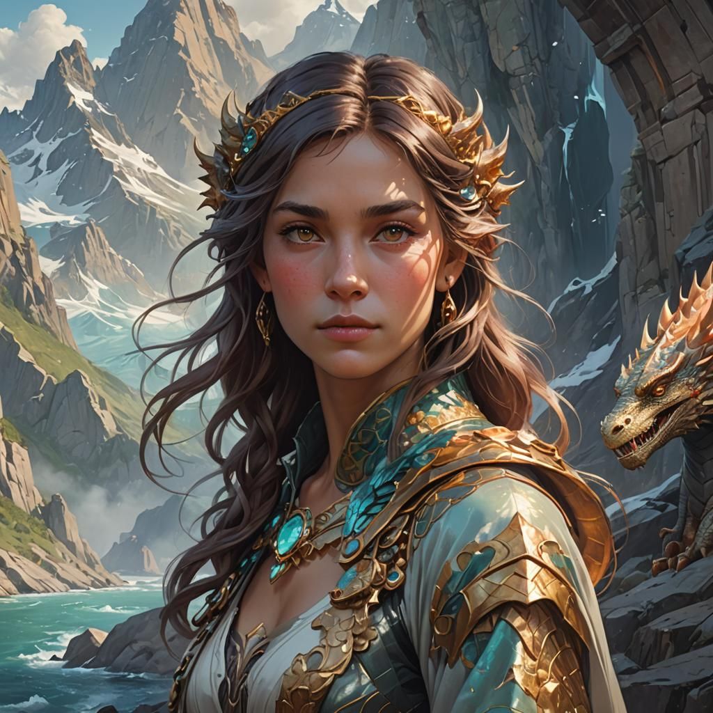 Adventurer in the dragon's cave