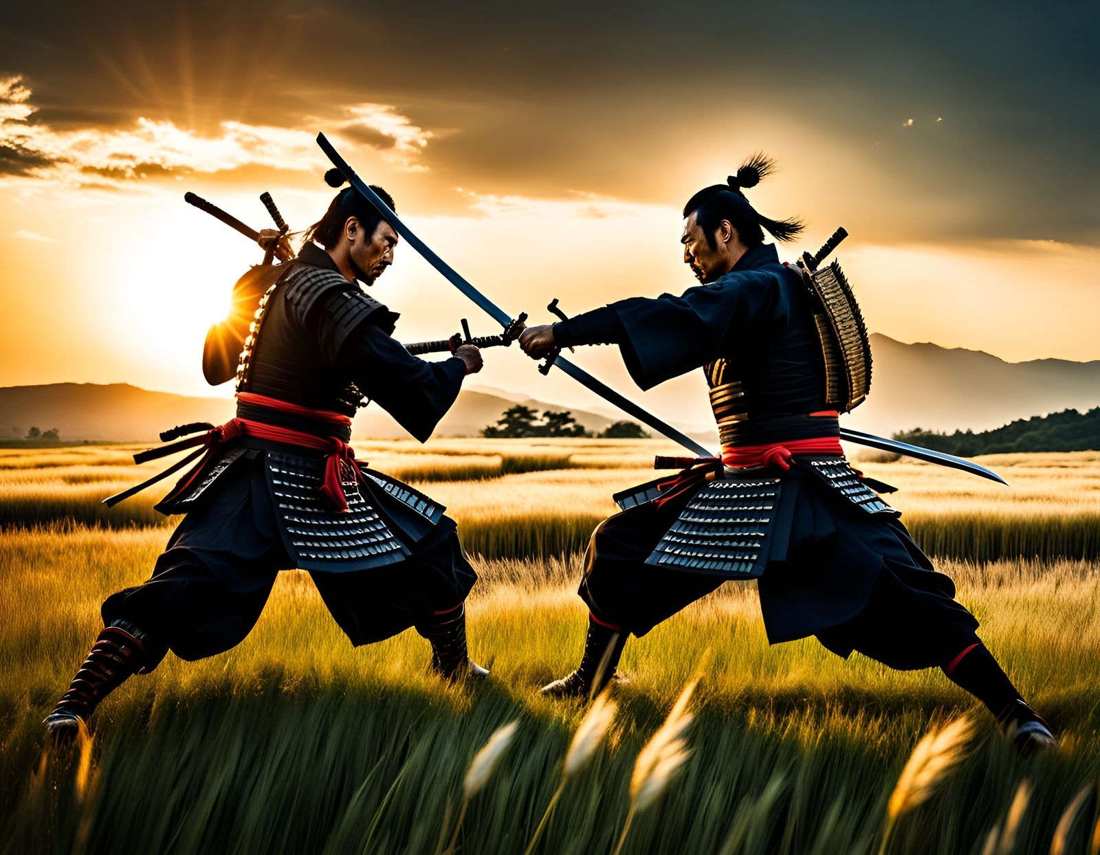 An awakening to the fight between two warriors.