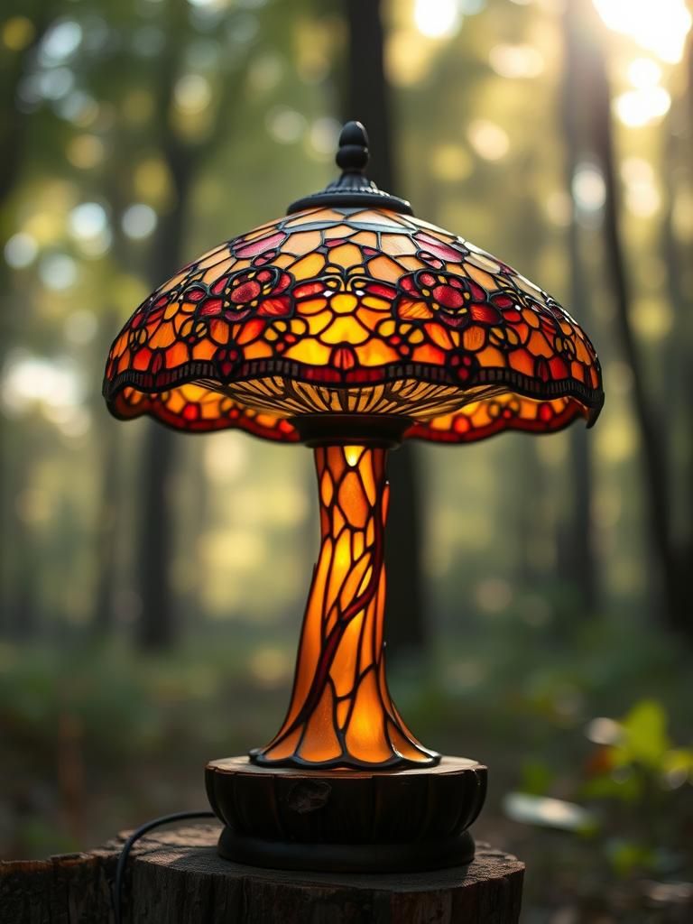 Tiffany Mushroom Lamp