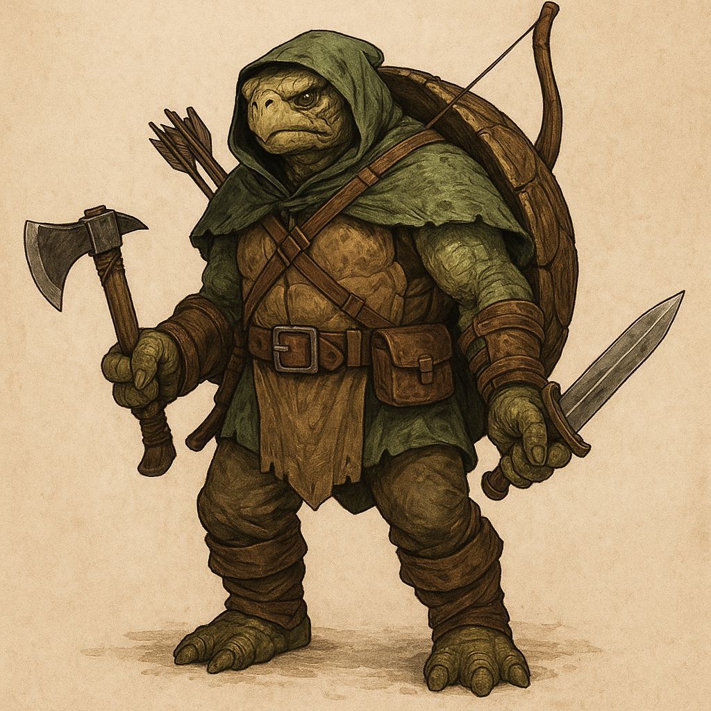 Tortle Ranger Ready for Adventure