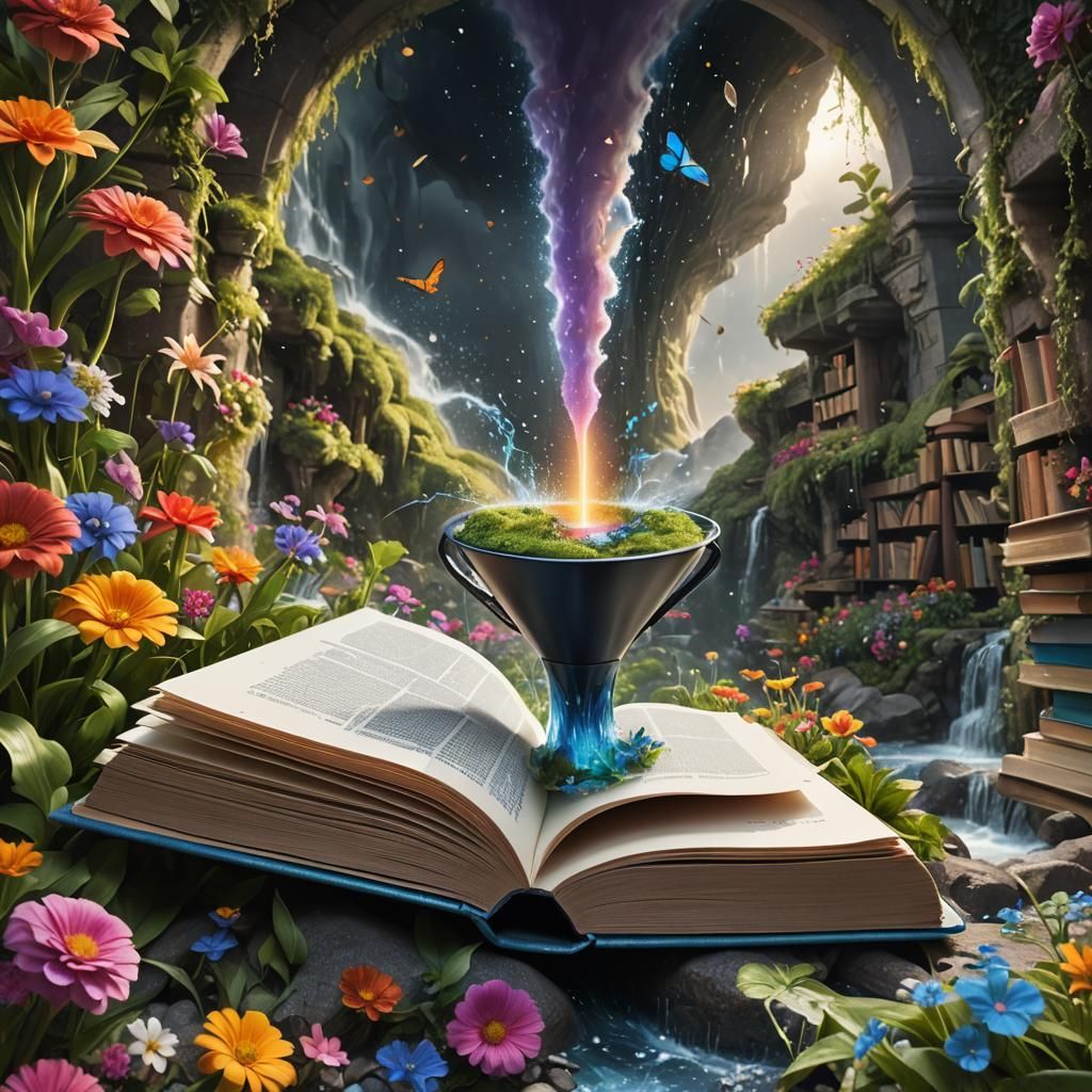 Book to Data Stream: A Fantasy Concept