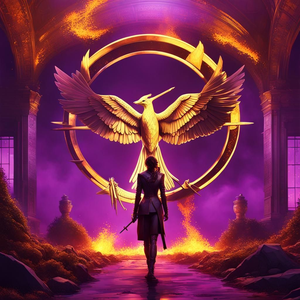 Dark Fantasy Hunger Games Concept Art in 8k