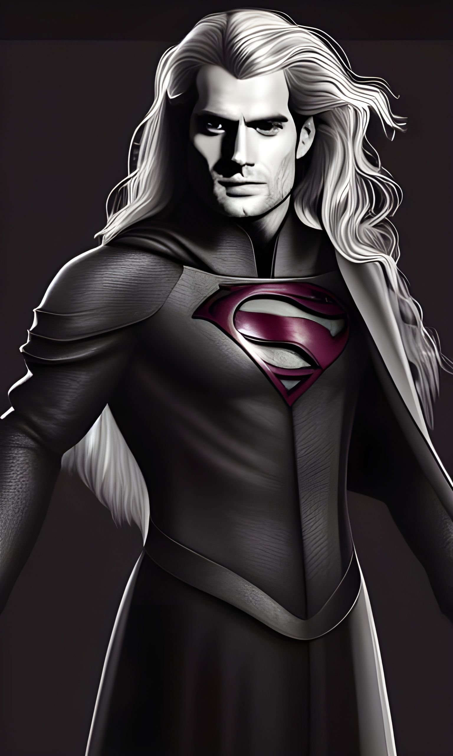 Henry Cavill as Vampire: Hyperdetailed Art Nouveau Portrait