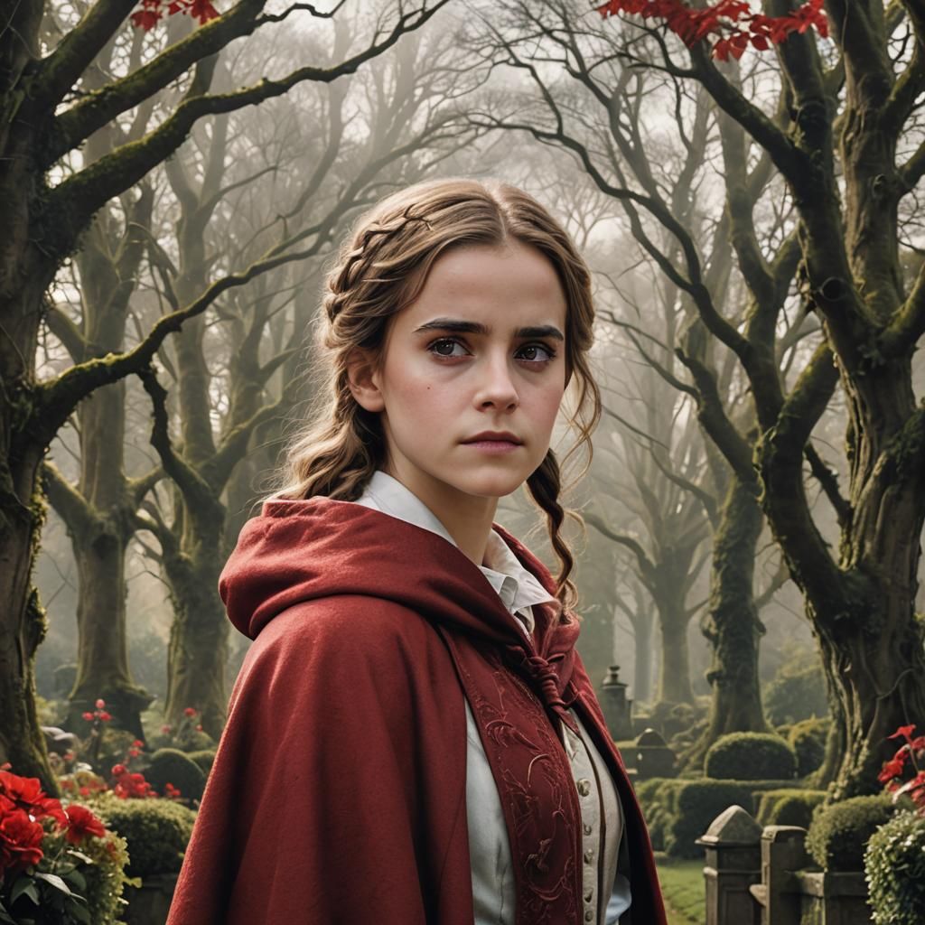 Hermione Granger: Fantasy Storybook Cover Art