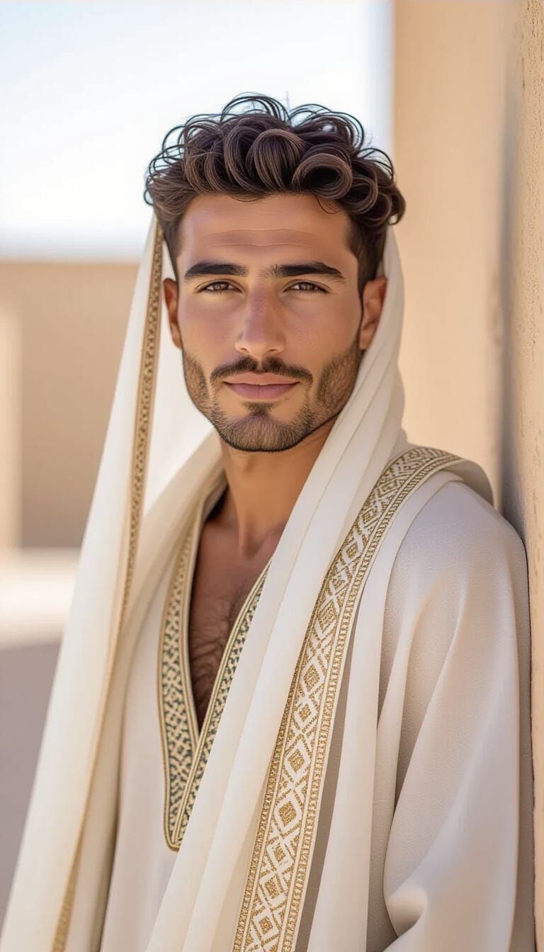 Proud Amazigh Man Portrait in Natural Light