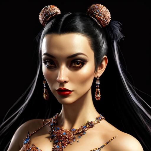 Surreal Glamorous Masterpiece in Hyperrealistic Style