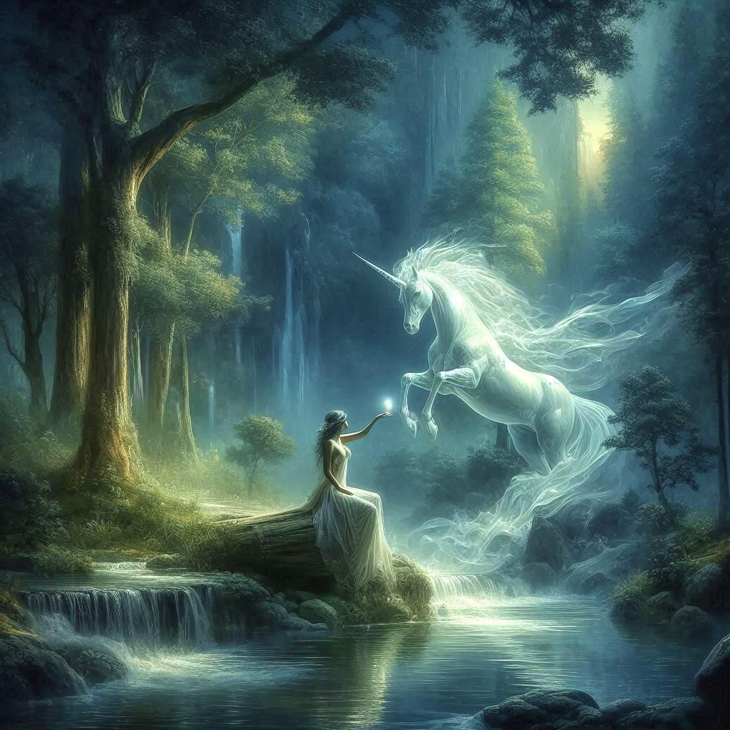 Spirit of the mystical forest