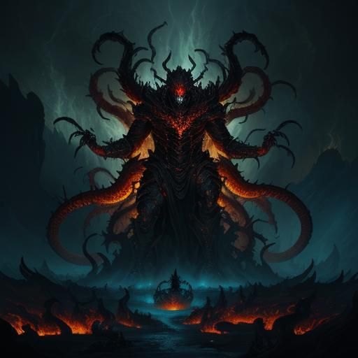 Spider-Snake Hybrid Descends into Hellish Realm