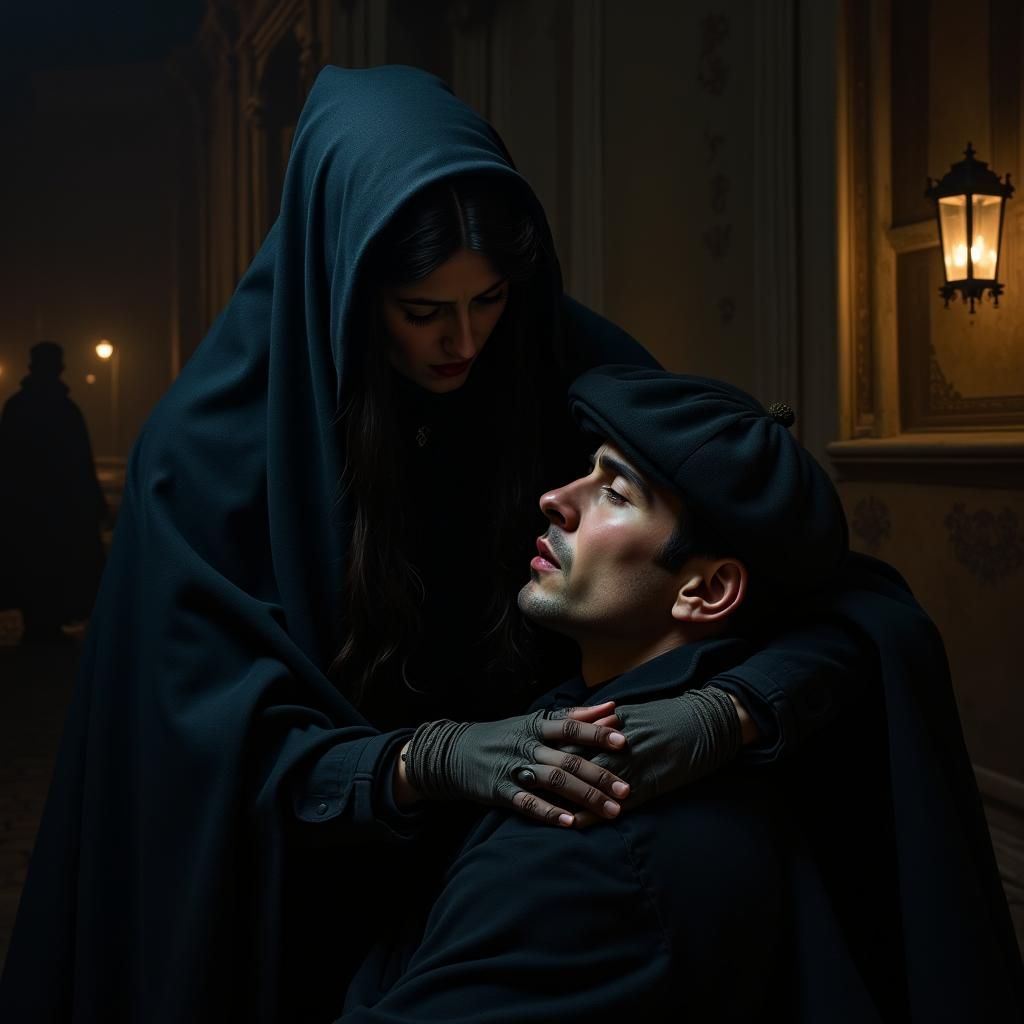 Mourning in Imperial Russia: Nocturnal Street Scene