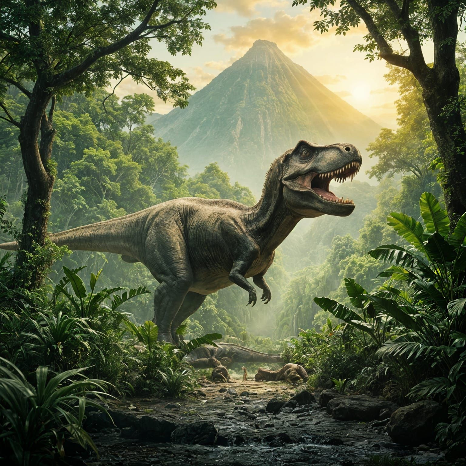 Jurassic park <lora:Exotic Locales:1.0>