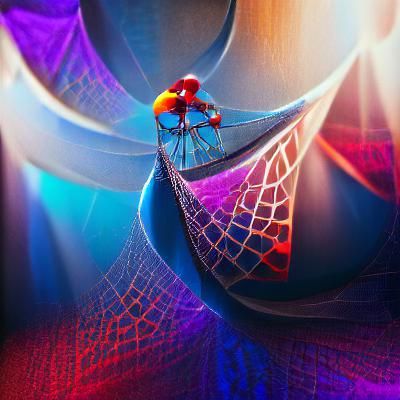 Spiderman Concept Art in 3D Digital Style