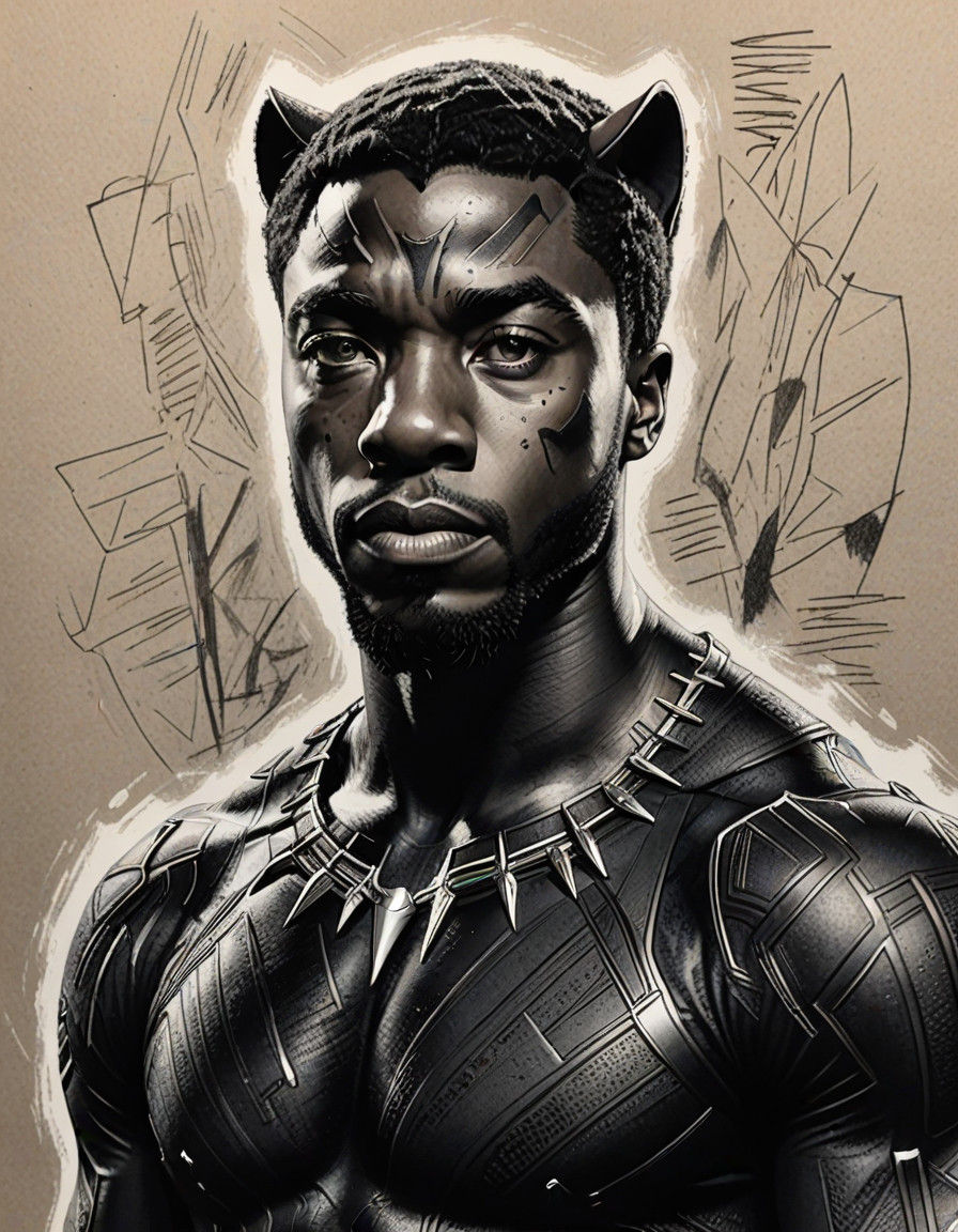 Chadwick Boseman as Black Panther