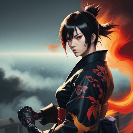 Asuka Kazama in Tekken Arena: Anime Illustration