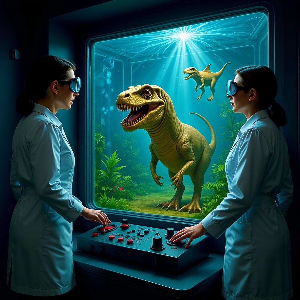 Time Technicians Open Portal to Prehistoric Era