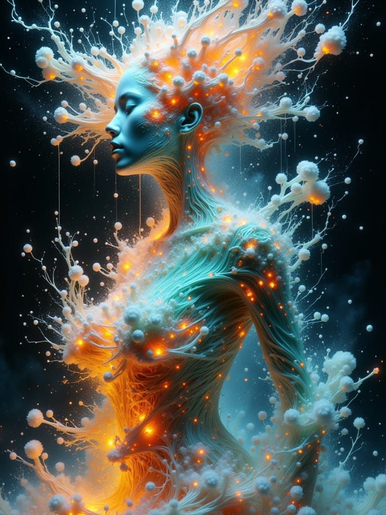 Metamorphosis through Swirling Gases