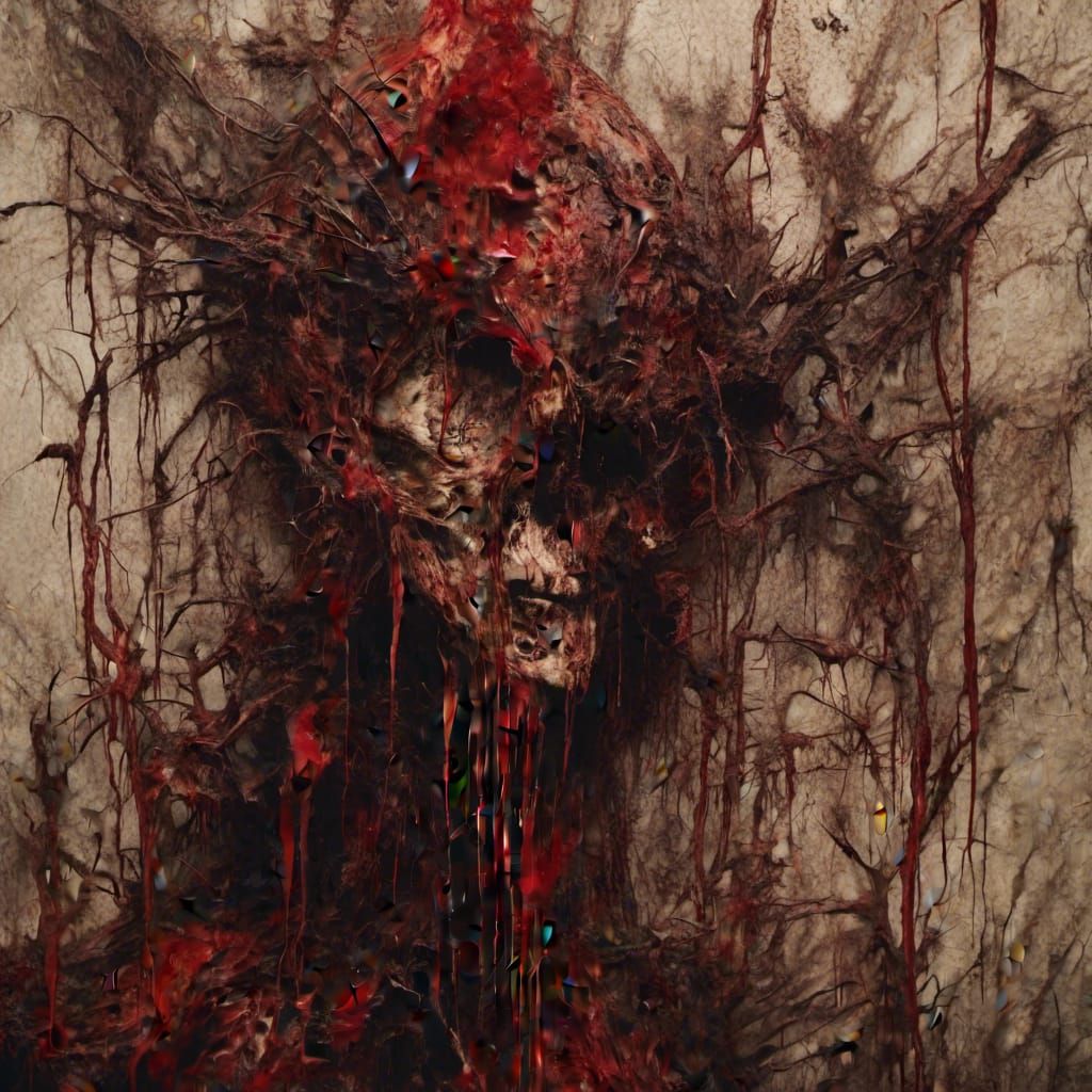 Disturbing the Crimson Canvas