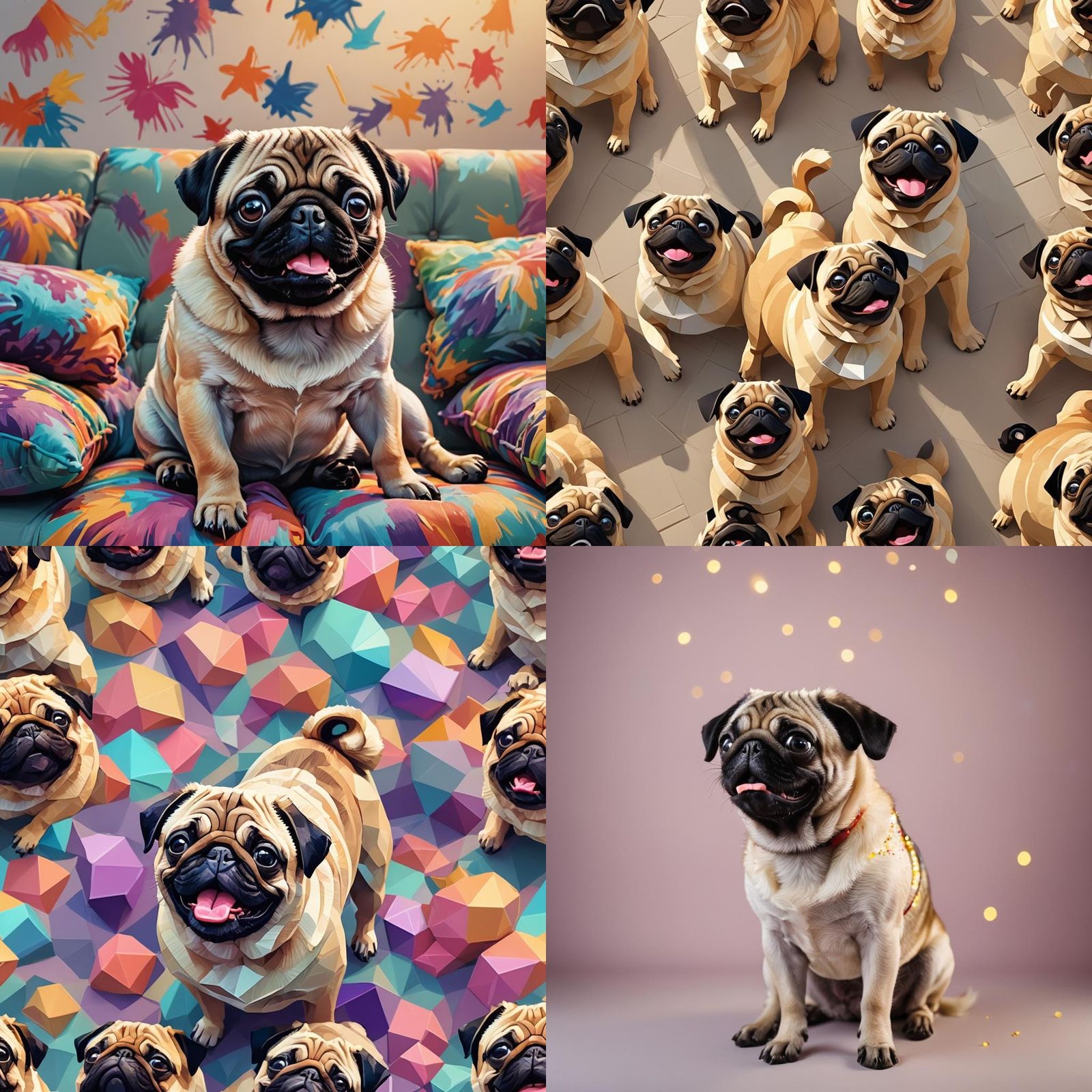 Laughing Pug: A Heartwarming Canine Moment