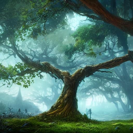 Single Leaf Matte Painting in Deep Color