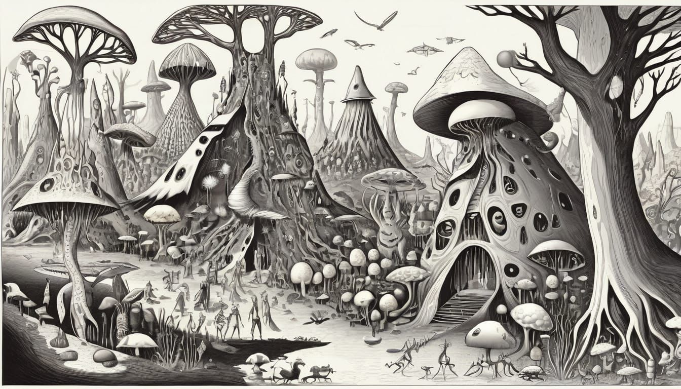 Fantastic Otherworldly Life-Forms and Imaginary Creatures