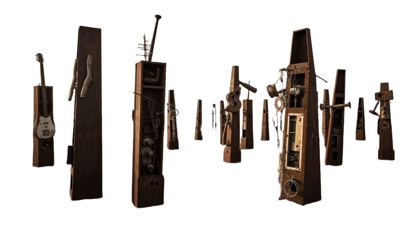 Kinetic Sound Sculpture Inspired by Jean Tinguely