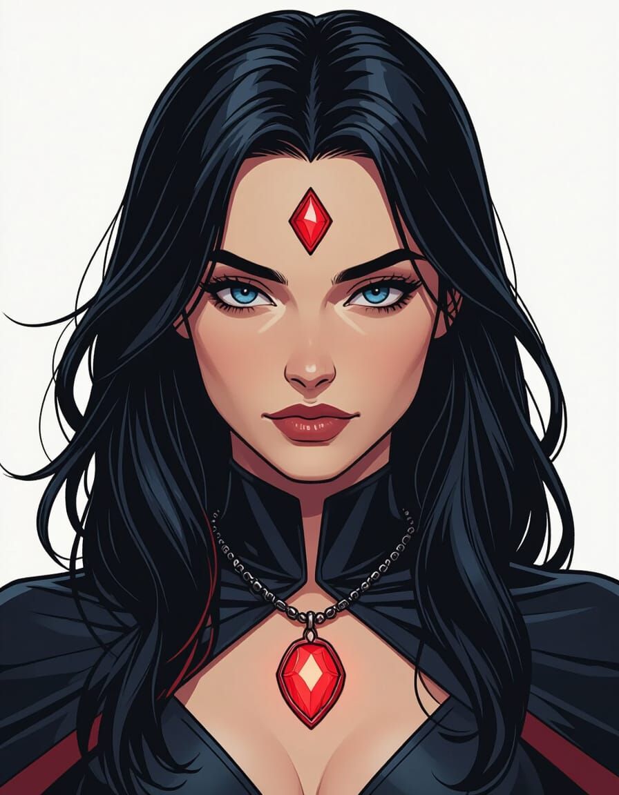 Raven Concept Art: Emma Myers as Superheroine