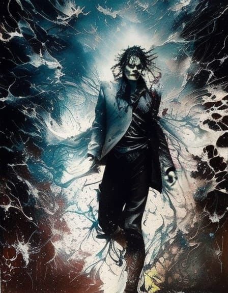 Demon going through the portal -