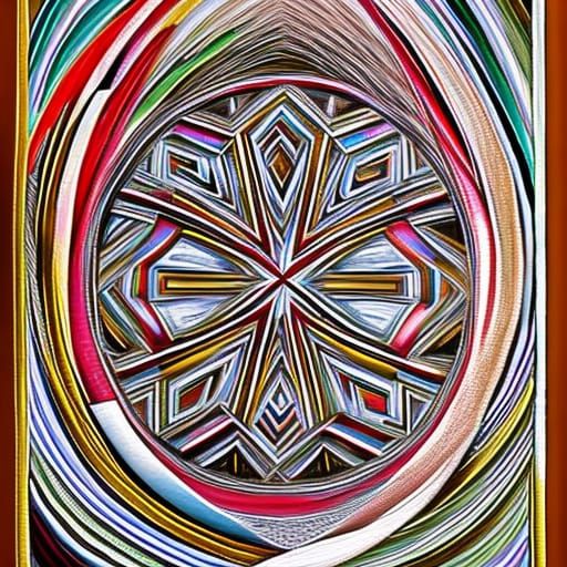 Metallic Omelette Prince in Surrealist Abstract Style