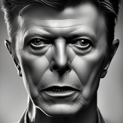 David Bowie 'Heroes' Inspired Portrait