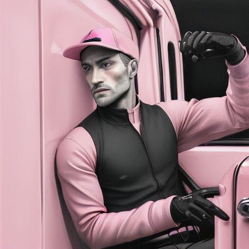 Rugged Monochromatic Driver in Distinctive Pink Hues