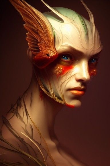 Intricate Portrait of the Deceiver on Artstation
