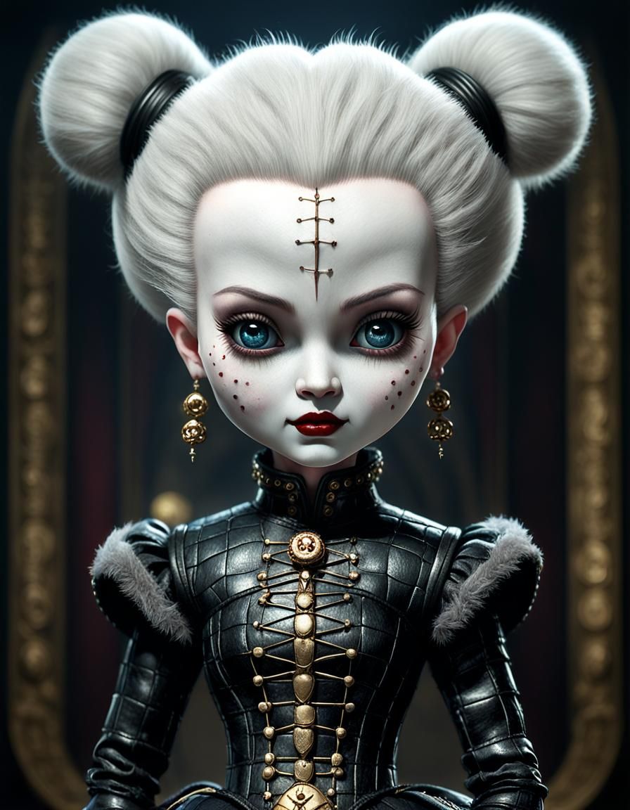 Horrific Beauty: Chibi Pinhead and Jessica Rabbit Hybrid
