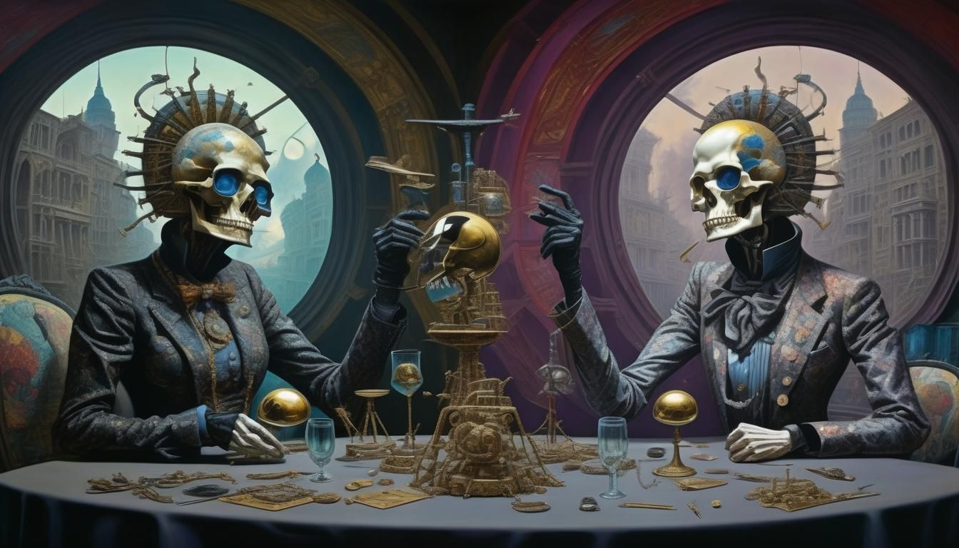 Surreal Schism Masterpiece with Dynamic Lighting