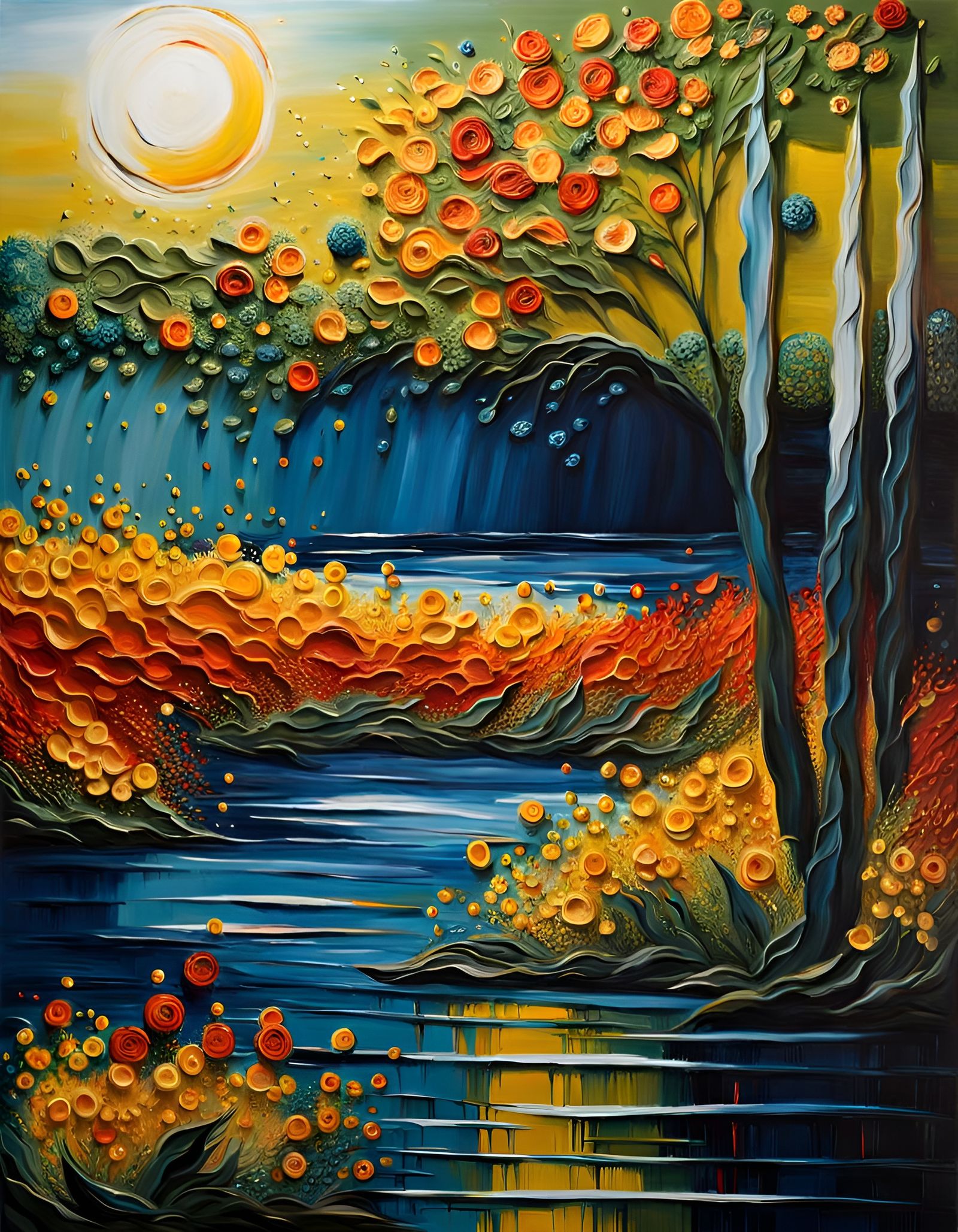 Abstract Landscape by Justin Gaffrey