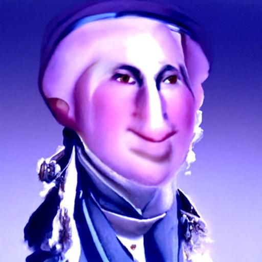 AI Generated Portrait of George Washington
