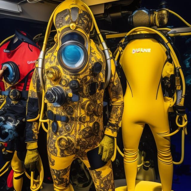 Dolce Gabbana Luxury Deep Sea Diving Suit